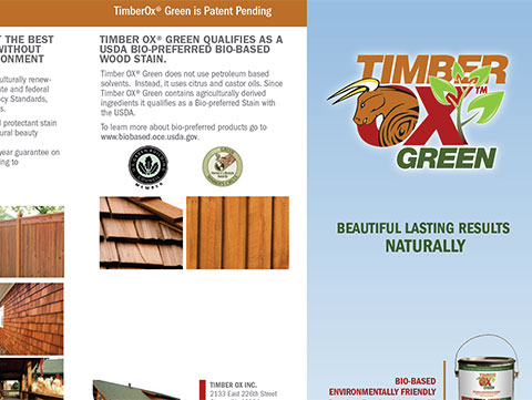 Timber Ox Green Tri-Fold